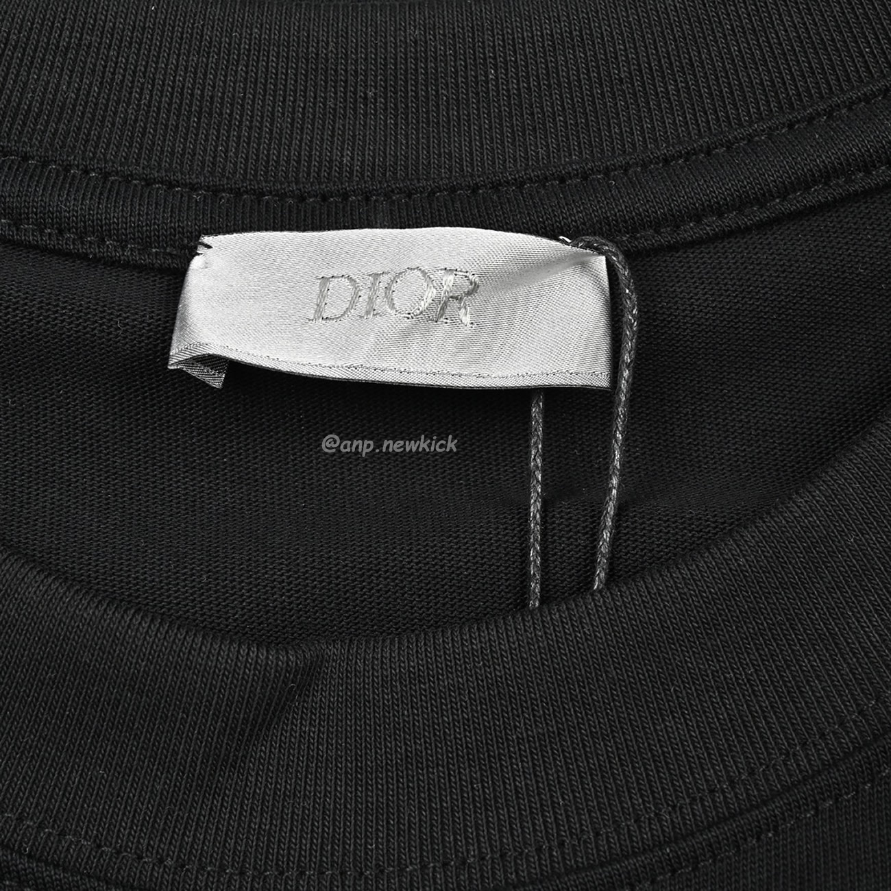 Dior 24ss Pin Logo Contrasting Embroidered Short Sleeved T Shirt (10) - newkick.org
